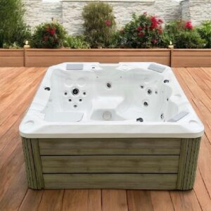 Spa Poseidón C. Blanco Mármol (2000x2000x880)mm